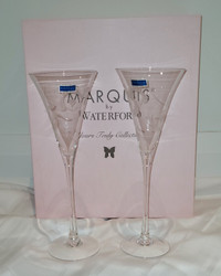 Waterford, Marquis, Champagne Glasses with Box