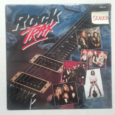 Rock Trax Compilation Album Vinyl Record LP Sampler Music, View more