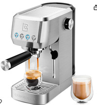 CASABREWS Espresso Machine 20 Bar, Professional Espresso Maker