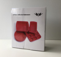 Brand New, 4 Pieces Silicone Bakeware