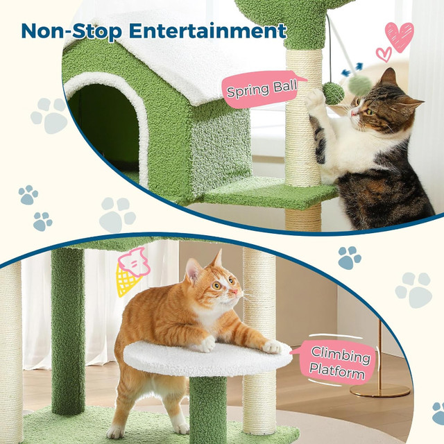 BRAND NEW in BOX -- 35 Cat Tree Tower with Cozy Cat Condo CATS in Accessories in Markham / York Region - Image 2