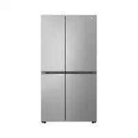 Lg 36 In 23 Cu Ft Counter Depth Side-by-side Refrigerator With D