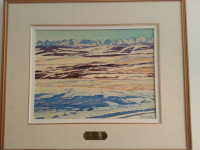 Oil painting by well known Alberta artist William Duma $1075.