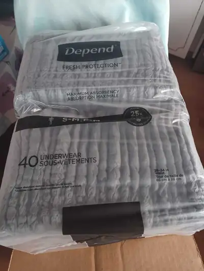 Depends for Men s/m underwear 80 count, View more