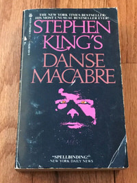 Stephen King Danse Macabre Paperback Book 1983