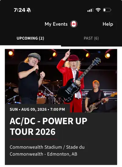 AC/DC TICKETS AIG 9 @ stadi, View more