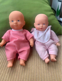 Corolle 8” baby girl dolls 