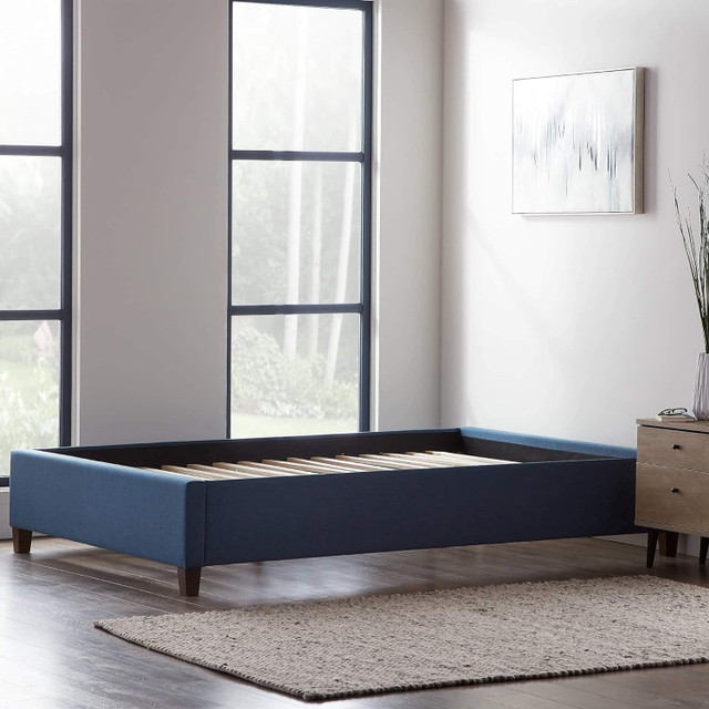 New LUCID Upholstered Full Size Platform Bed with Slats in Beds & Mattresses in City of Toronto