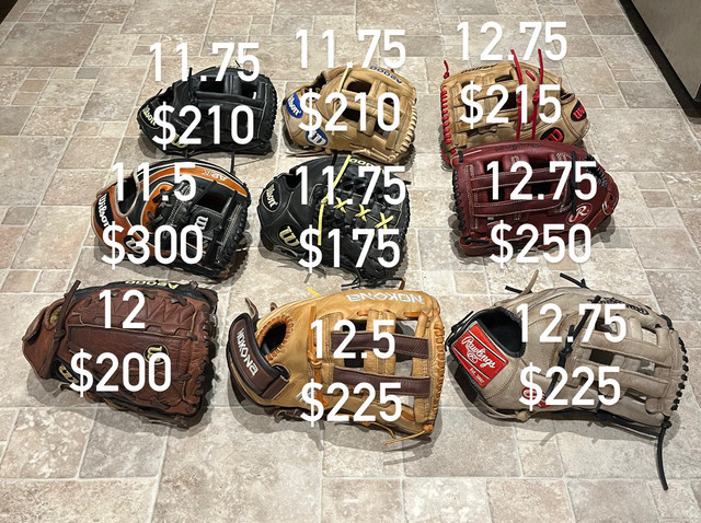 Restored baseball/softball gloves in Baseball & Softball in Winnipeg - Image 3