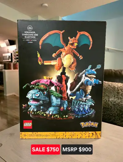 Lego Venusaur, Charizard and Blastoise [SALE], View more