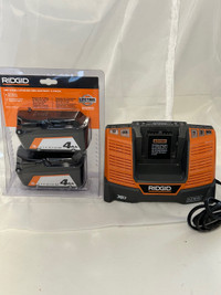 New RIDGID Batteries and Charger