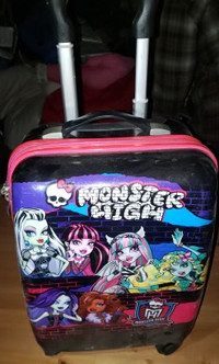 Monster High Children Rolling Suitcase