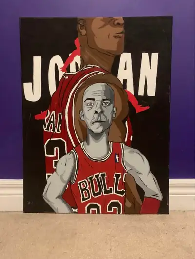 Michael Jordan Painting, View more