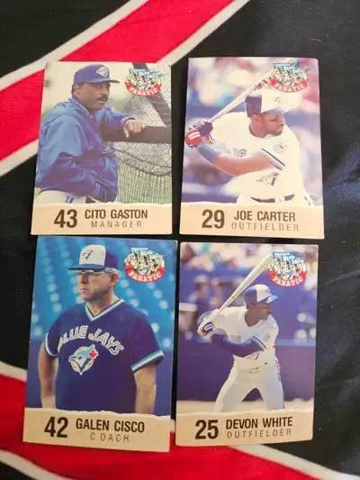 1992 Toronto Blue Jays Oh Henry! Trading Cards, View more