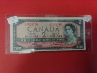 1954      Canada $2 Banknote