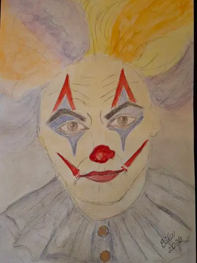 Bila Original Clown Painting, View more