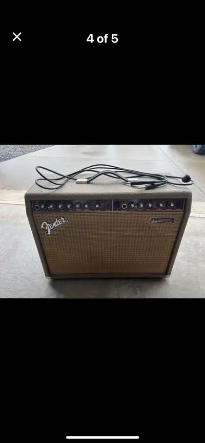 guitar amp and cord, View more