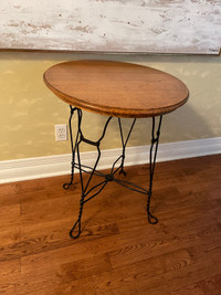 Bistro Conversation Table with Metal Legs