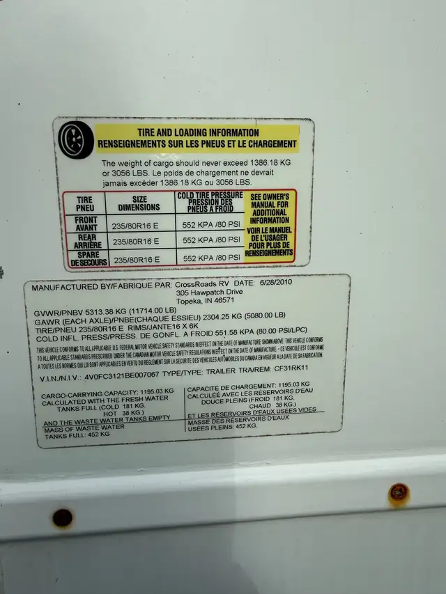 2011 Crossroads Cruiser 5th Wheel - 31 ft in RVs & Motorhomes in Delta/Surrey/Langley - Image 4
