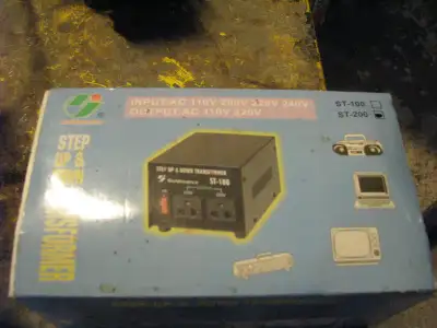 this is an up down converter will tun 110v to 220v or 220v to 110v new never used this is not suitab...