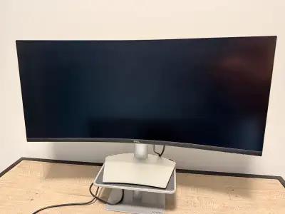 34” curved Dell monitor , View more