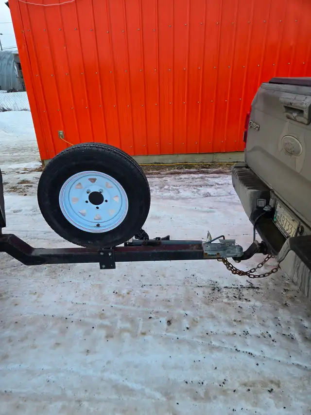 FLAT BED SNOWMACHINE/UTILITY TRAILER with Loading Ramps $4,000 in Cargo & Utility Trailers in St. Albert - Image 7