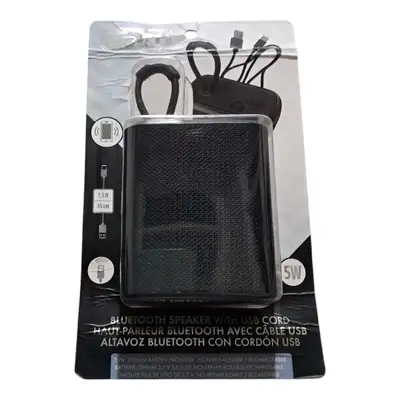 NEW Bluetooth Speaker with USB Cord, View more