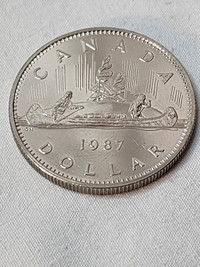 High Grade Proof Like 1987 Nickel Dollar Canadian(Canada)