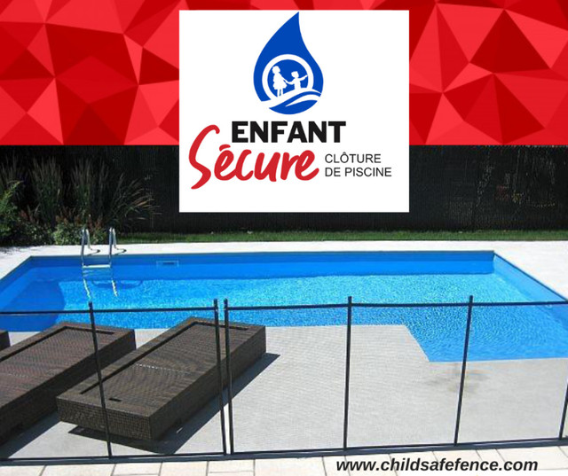 Clôture de piscine amovible ENFANT SÉCURE - Gatineau in Decks & Fences in Gatineau - Image 4
