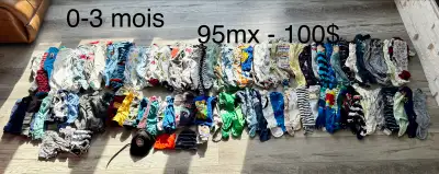 ÉNORME LOT BÉBÉ GARÇON  0-2 ans– SUPER DEAL - HUGE BA, View more