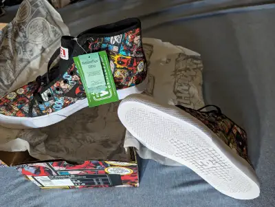 MEN'S MARVEL DEADPOOL X DC MANUAL HI SHOES, View more