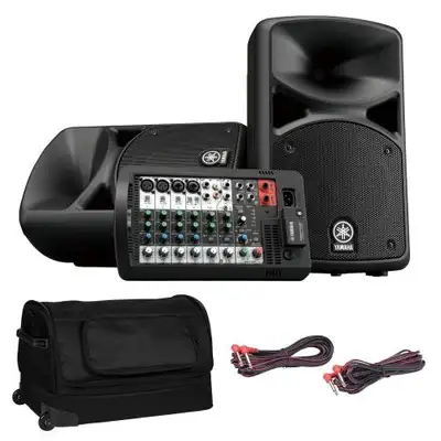 Yamaha Stagepas400BT Portable PA - 200W w/ Bluetooth, View more