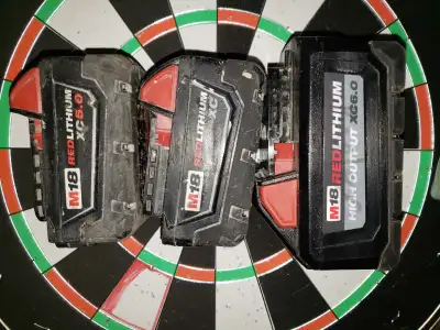 Milwaukee M18 Batteries and Charger, View more