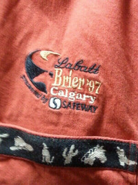 Curling Labatts Brier 97 Calgary shirt nice vintage