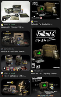 Fallout Collectors Editions 