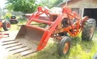 allis chambers 45 tractor with loader