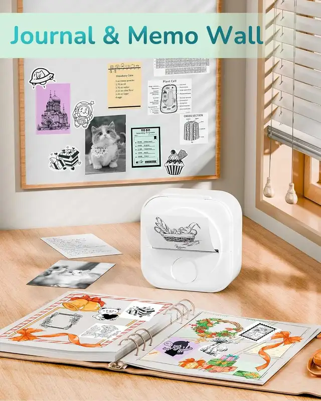 Itari Q02 Mini Bluetooth Sticker Printer – Inkless, Portable,  in Cameras & Camcorders in City of Montréal - Image 5
