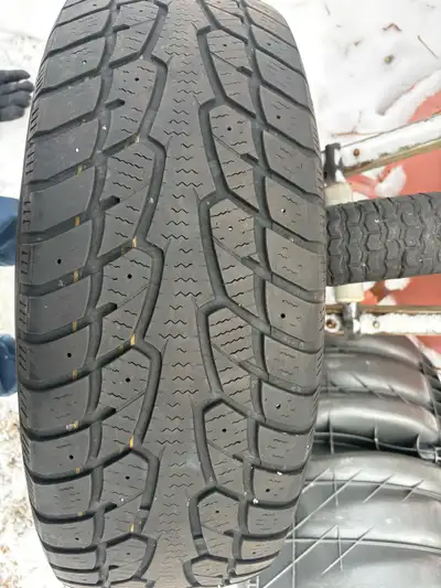4 used winter tires. Used one season and sold vehicle.