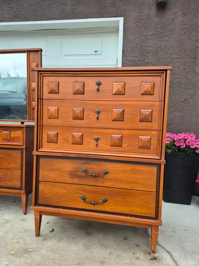Will need draw adjustments and refinishing at some point. But works as is. Purchased to refinish, bu...