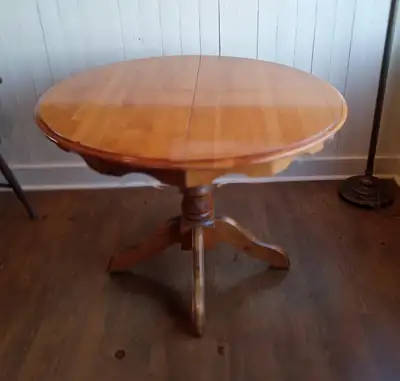 Solid Wooden Pedestal Dining Table, View more