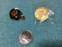 CFL football vintage Ottawa teams lapel pins