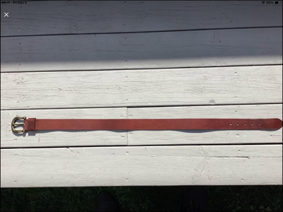 Eddie Bauer leather belt, View more