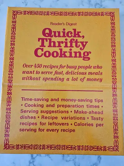 Reader's Digest Quick Thrifty Cooking cookbook, View more
