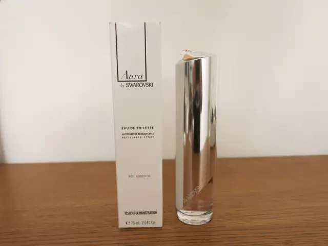 PERFUME / PARFUM: AURA by SWAROVSKI,  75ML EAU DE TOILETTE, new in Other in Calgary - Image 2