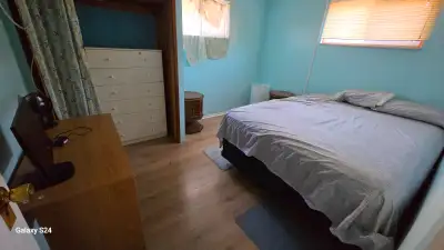 1 Furnished bedroom and private bathroom available downstairs of a house for rent shared kitchen and...