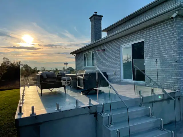 frameless glass railing @lowest cost62863718632962121