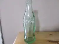 Vintage 6.5 oz Green Coke Bottle - Boston, Mass