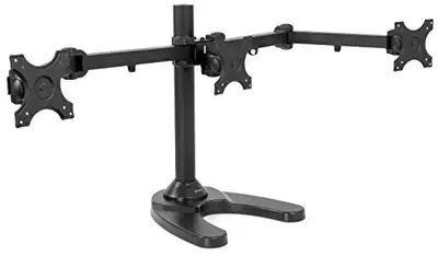 Triple LCD Monitor Free Standing Desk Mount, View more