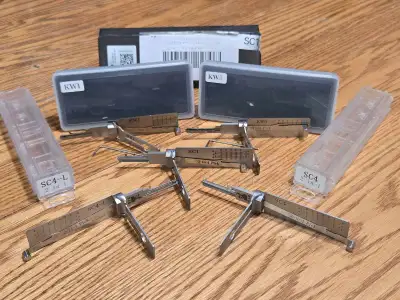 Repair tools/ pin position layout diagram tool for smithing and smithing enthusiasts alike. For sale...
