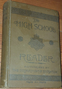 1904 High School Reader Book